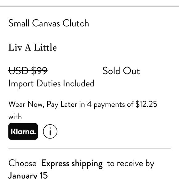 Brand New Camilla Australian Designer Canvas Clutch - New Style Fresh Off Runway - Picture 3 of 6